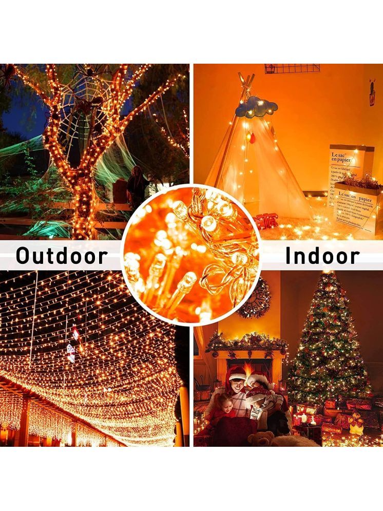     			SPARKWORLD Orange 10 Mtr String Light ( Pack of 1 )