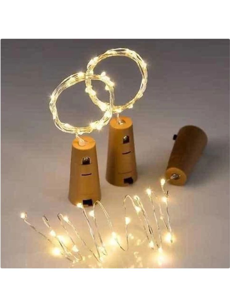     			SPARKWORLD Yellow 3M Cork light ( Pack of 2 )