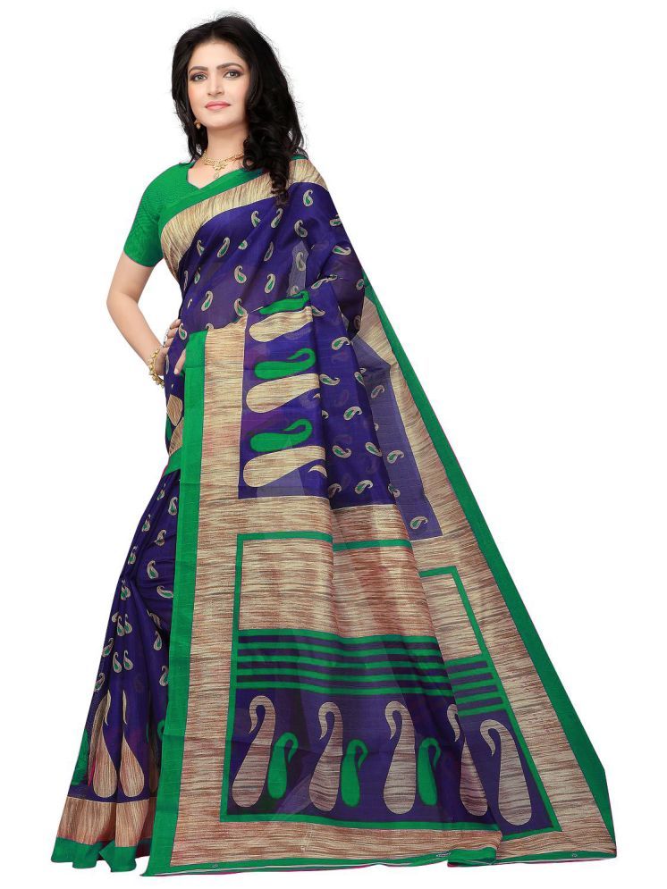     			THE PRIVATE LABLE Cotton Blend Self Design Saree Without Blouse Piece - Green ( Pack of 1 )