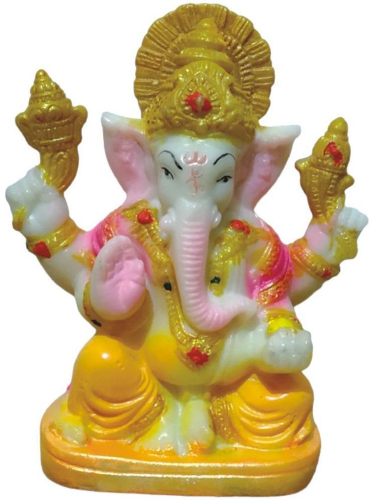     			WINSOME COLLECTION Plastic Lord Ganesha Idol ( 14 cm )