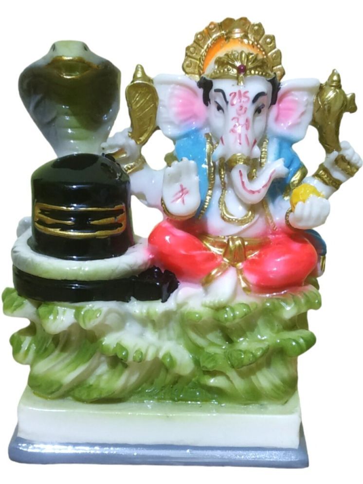     			WINSOME COLLECTION Polyresin Lord Ganesha Idol ( 8 cm )