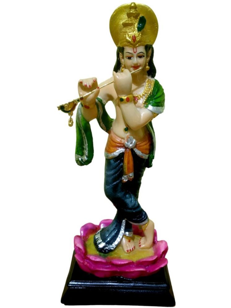     			WINSOME COLLECTION Polyresin Lord Krishna Idol ( 11 cm )