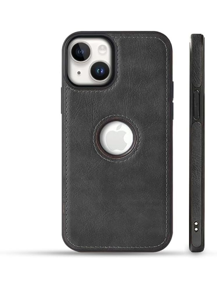     			Gemesha Plain Cases Compatible For Leather Iphone 14 plus ( )