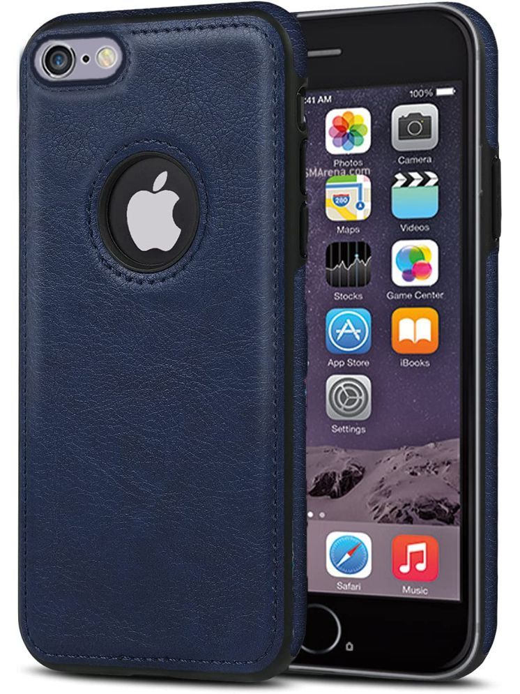     			Gemesha Plain Cases Compatible For Leather Apple Iphone 6 ( )