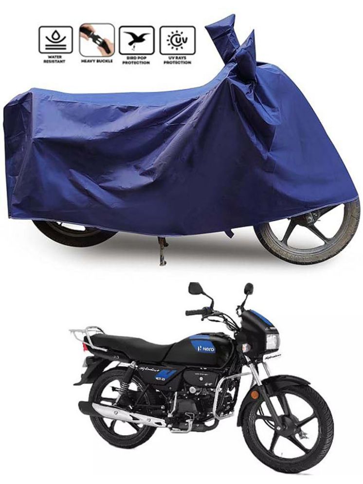     			JVG Bike Body Cover for Hero Splendor Plus ( Pack of 1 ) , Blue