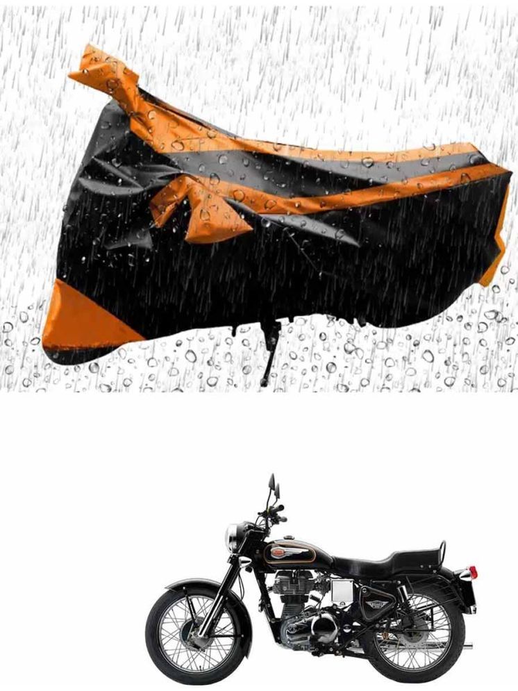     			JVG Bike Body Cover for Royal Enfield Bullet 350 ( Pack of 1 ) , Orange