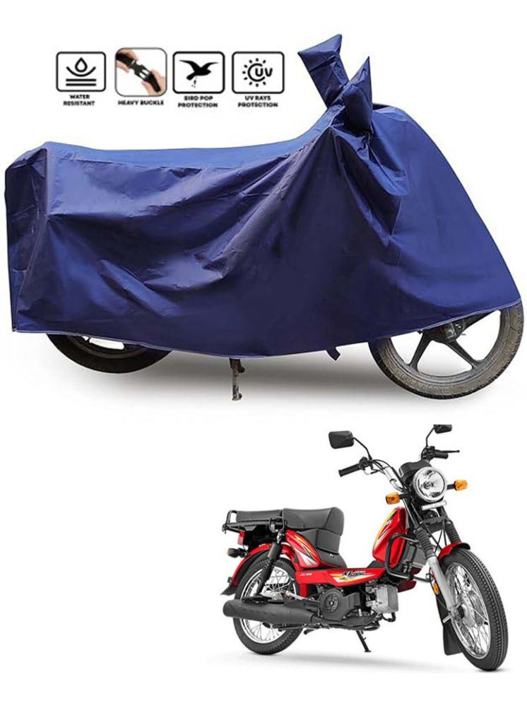     			JVG Bike Body Cover for TVS XL 100 Comfort ( Pack of 1 ) , Blue