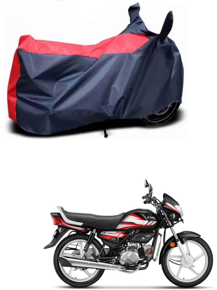     			JVG Bike Body Cover for Hero HF Deluxe ( Pack of 1 ) , Red