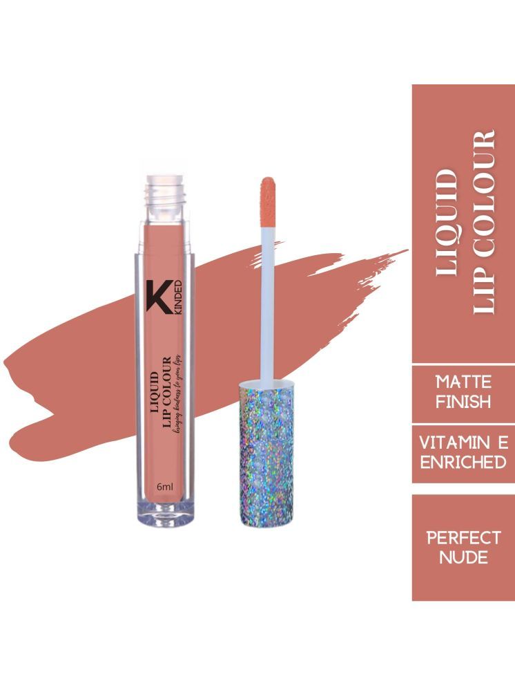     			KINDED Nude Matte Lipstick 6