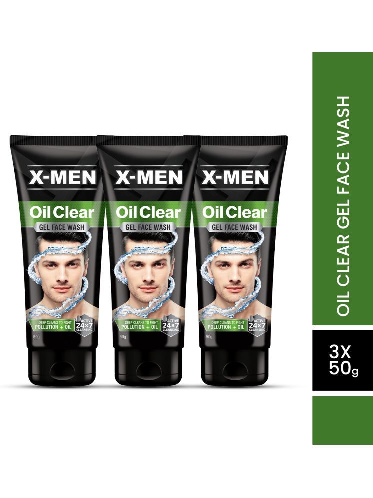     			X-Men Oil Clear Face Wash (50ml X 3)