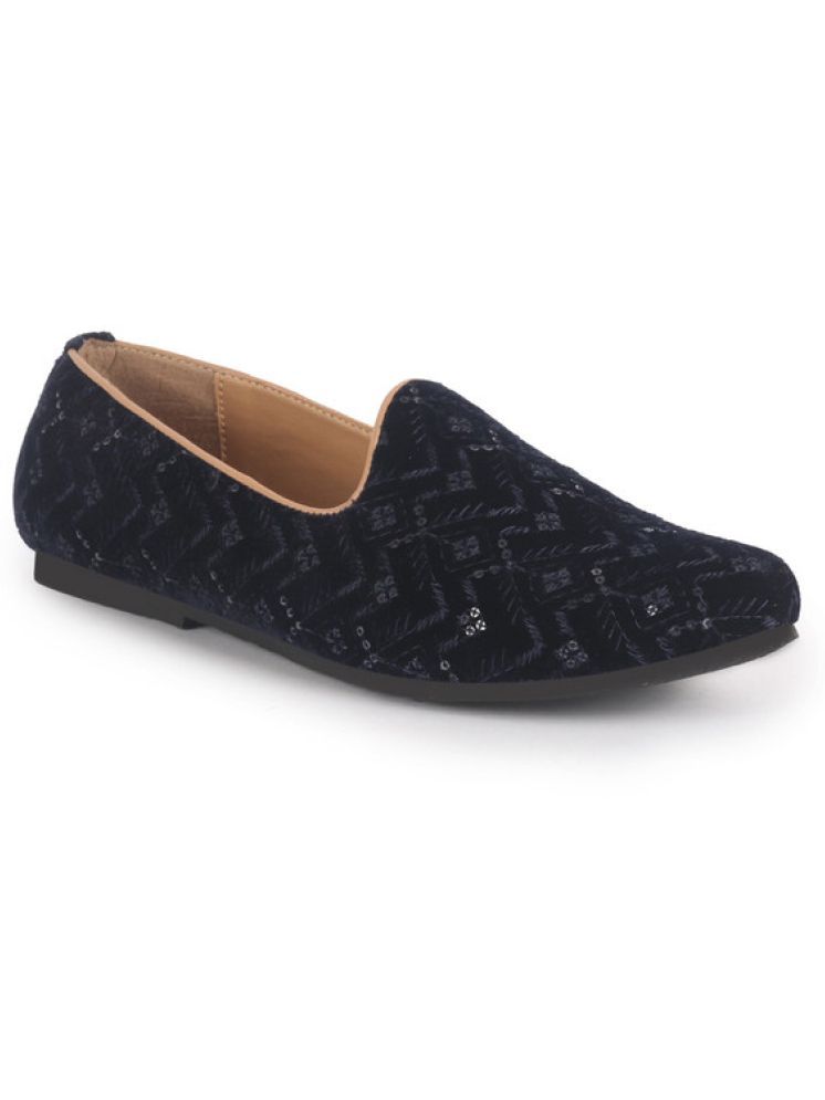     			Fausto Blue Men's Mojaris