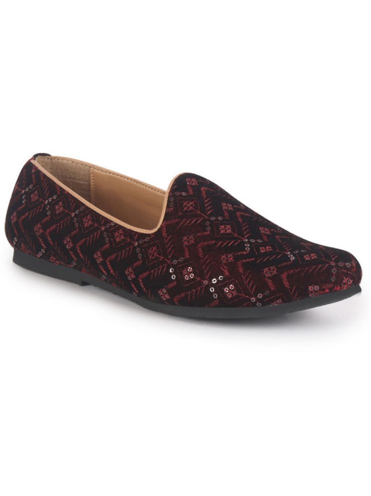     			Fausto Red Men's Mojaris