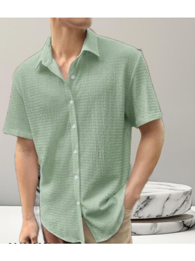     			Filose Polyester Regular Fit Solids Half Sleeves Men's Casual Shirt - Green ( Pack of 1 )