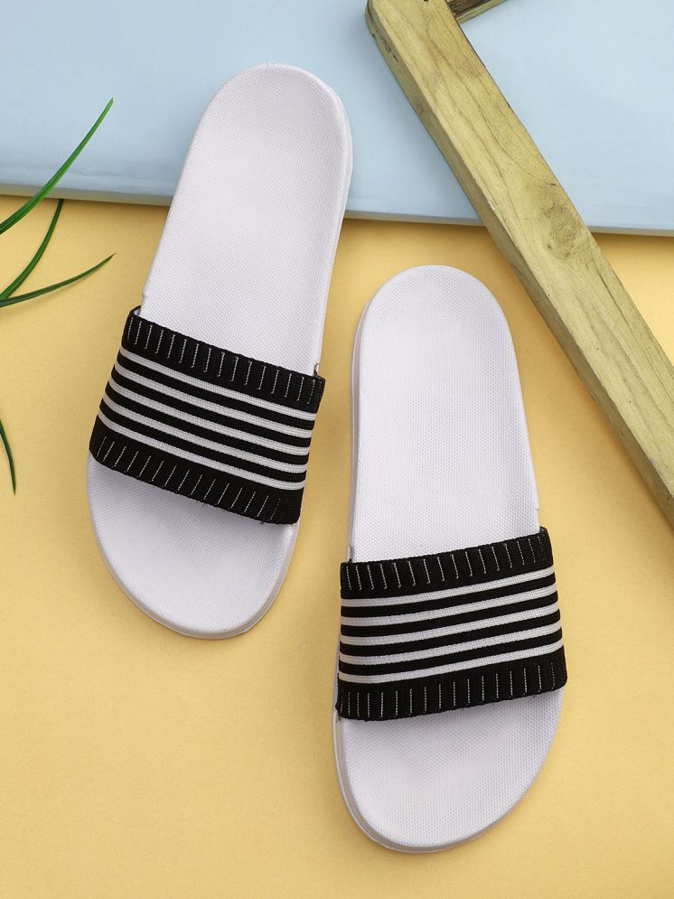     			KAPANI White Men's Slide Flip flop