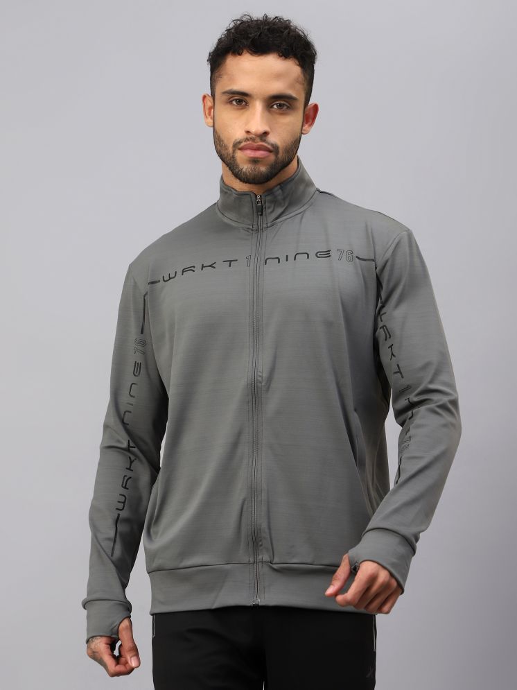     			Vector X Grey Polyester Men's Gym Sweatshirt ( Pack of 1 )