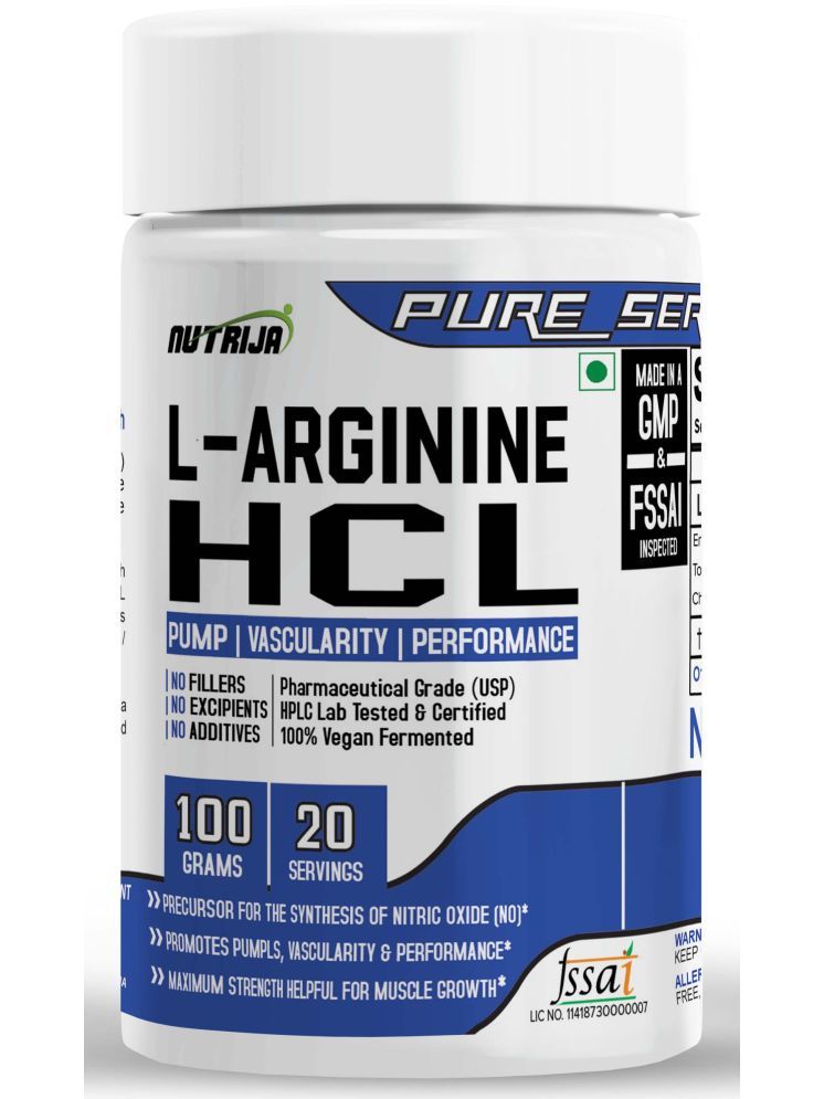     			NUTRIJA L-Arginine HCL Powder - 100 gm Powder