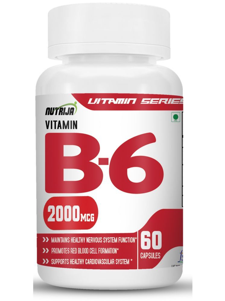     			NUTRIJA Nutrija Vitamin B6 - 120 no.s Capsule Pack of 2