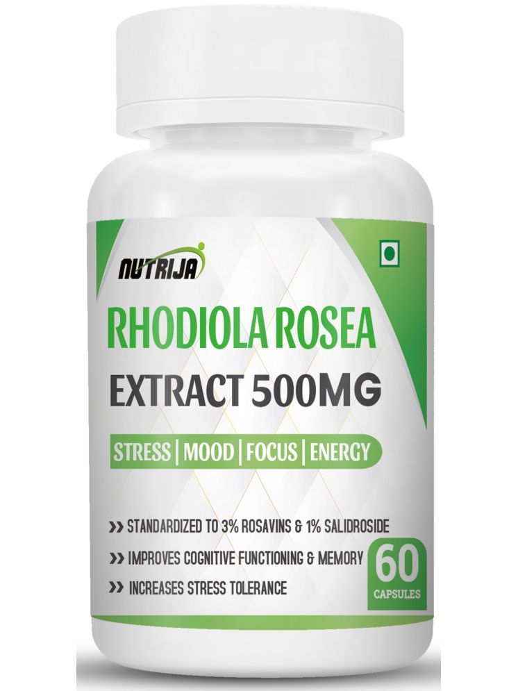     			NUTRIJA Rhodiola Rosea Root Extract 500mg - 120 no.s Capsule