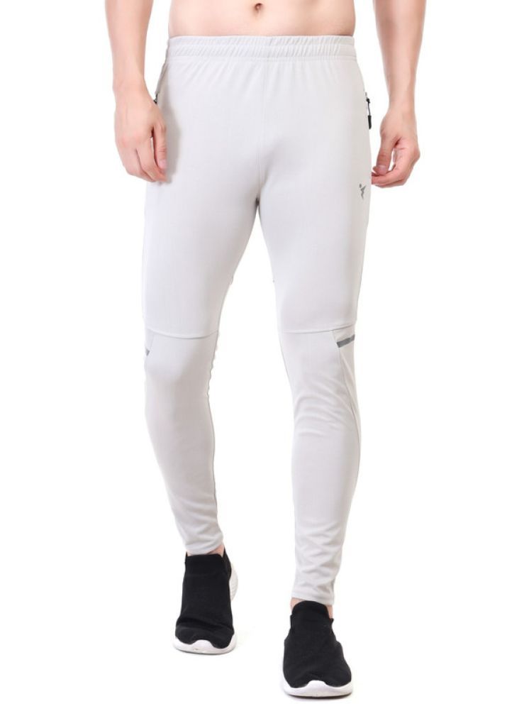     			Tecchnopluss White Polyester Men's Trackpants ( Pack of 1 )