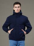 Red Tape Polyester Men's Casual Jacket - Navy ( Pack of 1 )