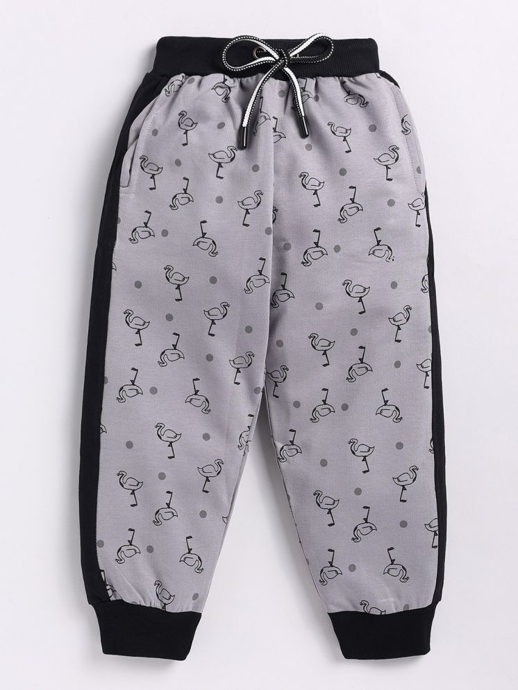     			CUTOPIES Grey Cotton Boys Trackpant ( Pack of 1 )