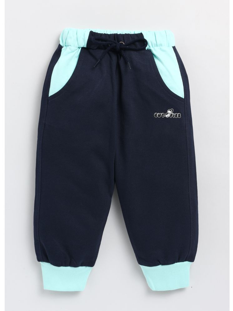     			CUTOPIES Pack of 1 Boys Cotton Trackpant ( Navy Blue )