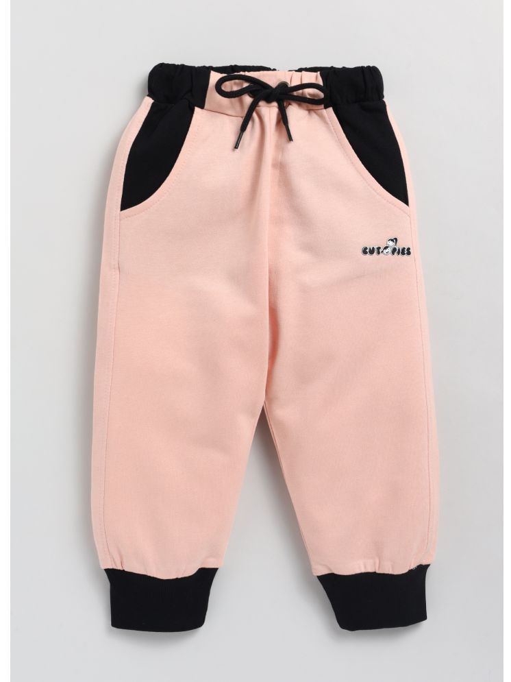     			CUTOPIES Pack of 1 Boys Cotton Trackpant ( PeachPuff )