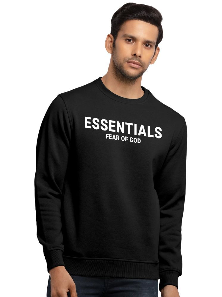     			FTX Fleece Round Neck Men's Sweatshirt - Black ( Pack of 1 )