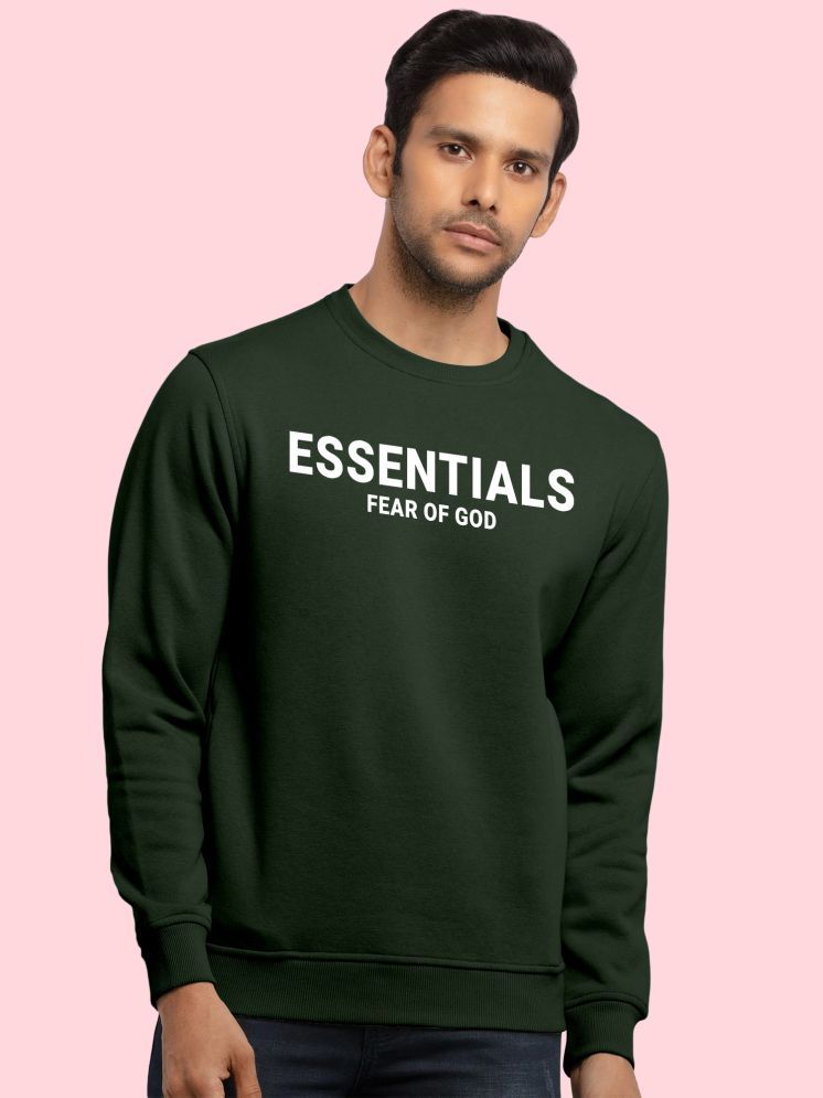     			FTX Fleece Round Neck Men's Sweatshirt - Green ( Pack of 1 )