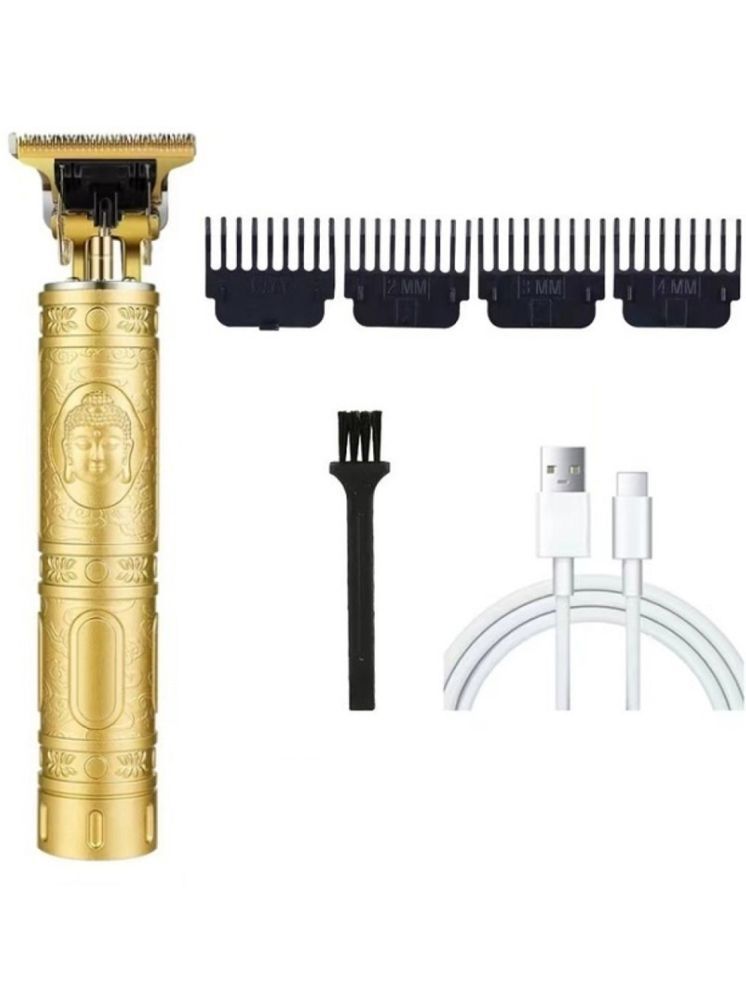     			KDG FEIHOND T9 TRIMMER Gold Cordless Beard Trimmer With 60 minutes Runtime