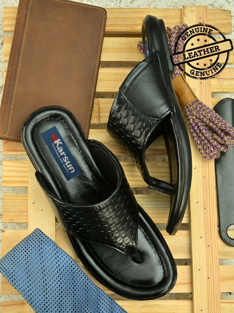     			Karsun - Black Men's Sandals