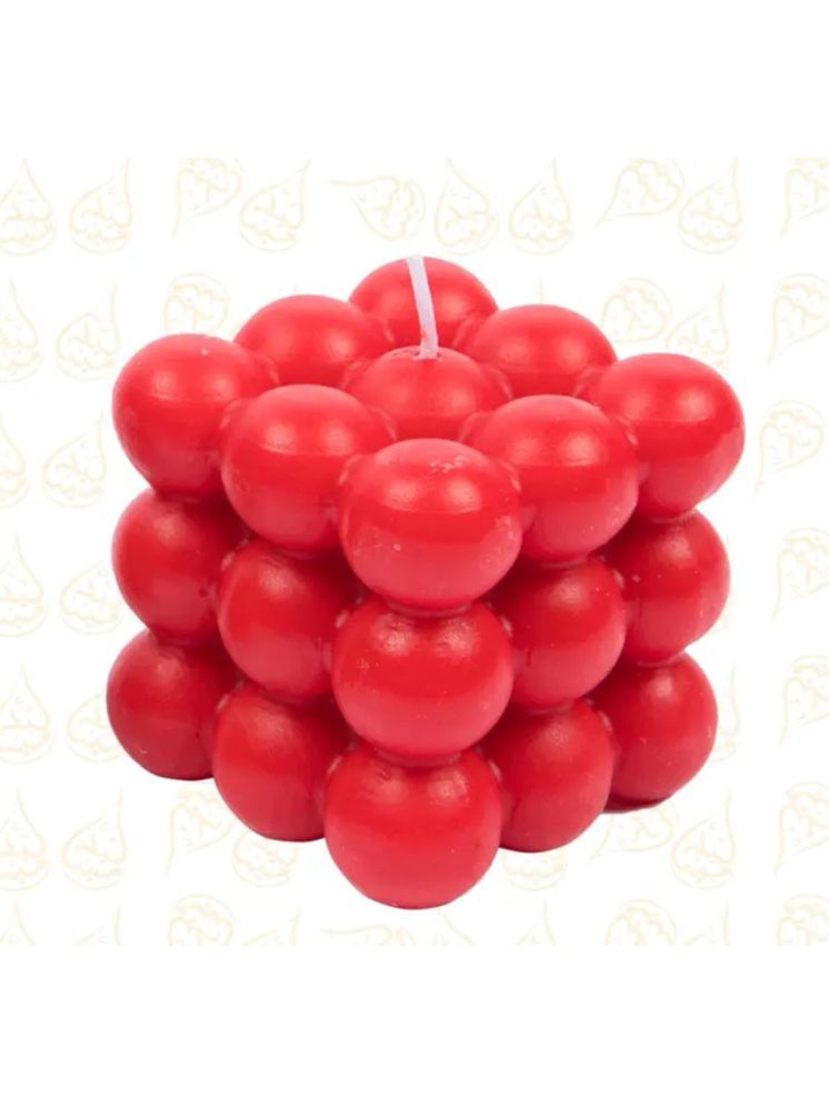     			Mannat Red Vanilla Pillar Candle 7 cm ( Pack of 1 )