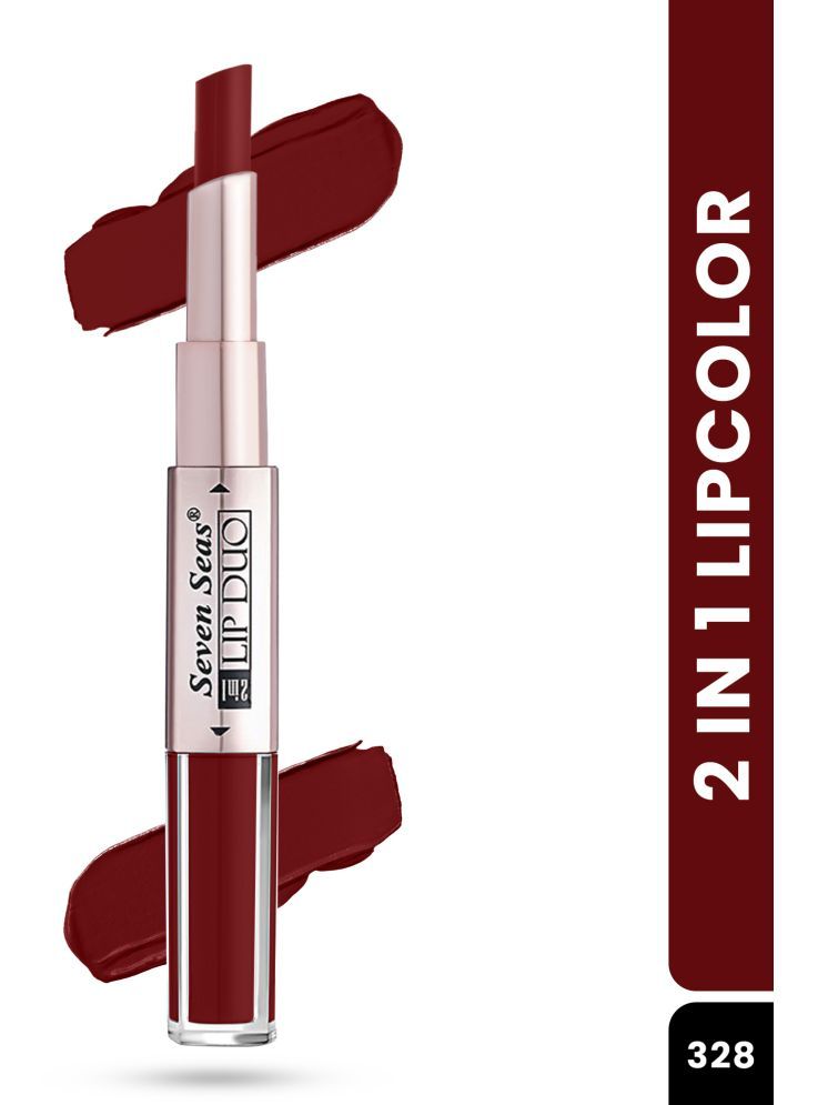     			Seven Seas 2in1 Full Coverage Comfortable Lipstick + Liquid Lipstick (Tamoto Red)