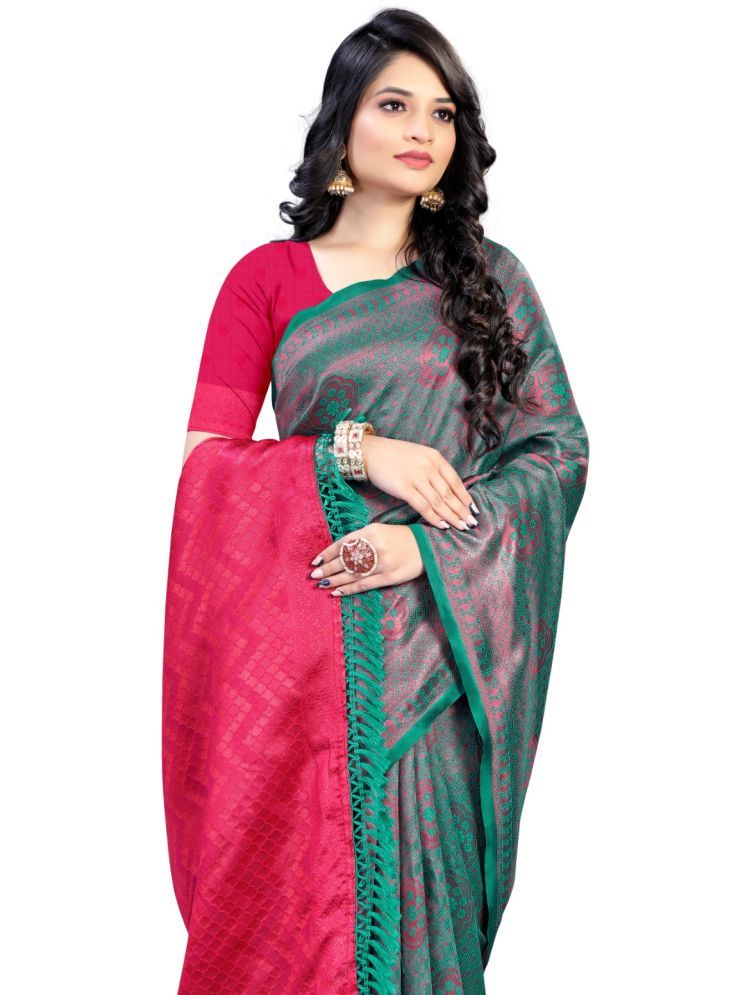     			THE PRIVATE LABLE Mysore Silk Embroidered Saree With Blouse Piece - Multicolor2 ( Pack of 1 )