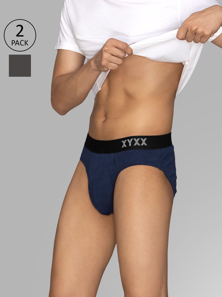     			XYXX Pack of 2 Cotton Briefs For Men's ( Multicolor )