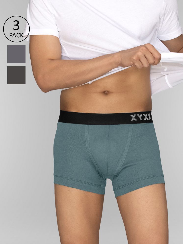     			XYXX Pack of 3 Cotton Men's Trunks ( Multicolor )