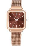 Jainx Rose Gold Stainless Steel Analog Womens Watch