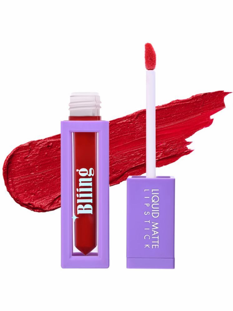     			Bliing Liquid Matte Lipstick - Long-Lasting, Kiss-Proof, Waterproof for All-Day Wear - ROSE