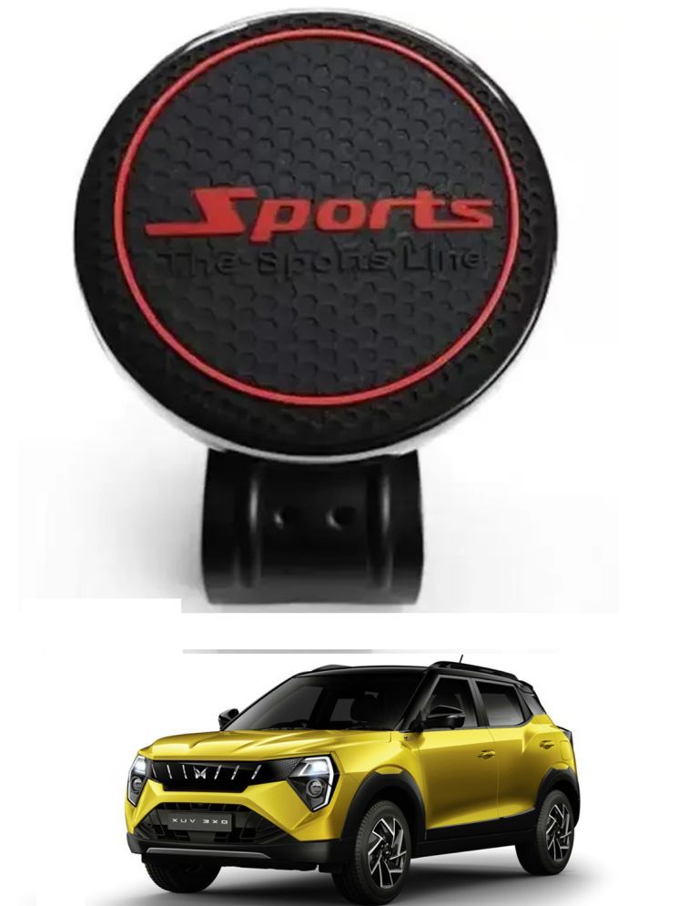     			Car New Steering Knob (Sports, Black) For Mahindra 3XO