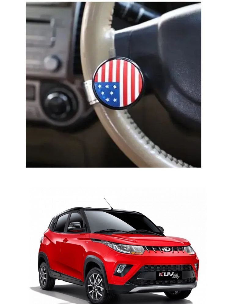     			Car USA Flag Knob (Pack Of 1) For Mahindra KUV100