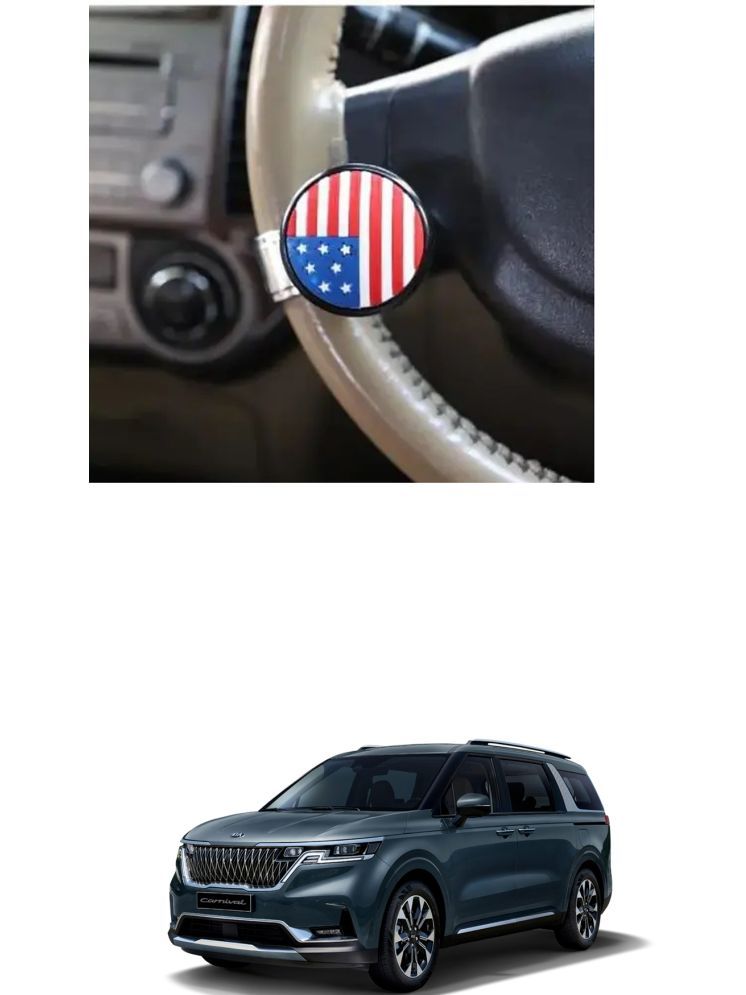     			Car USA Flag Knob (Pack Of 1) For Kia Carnival