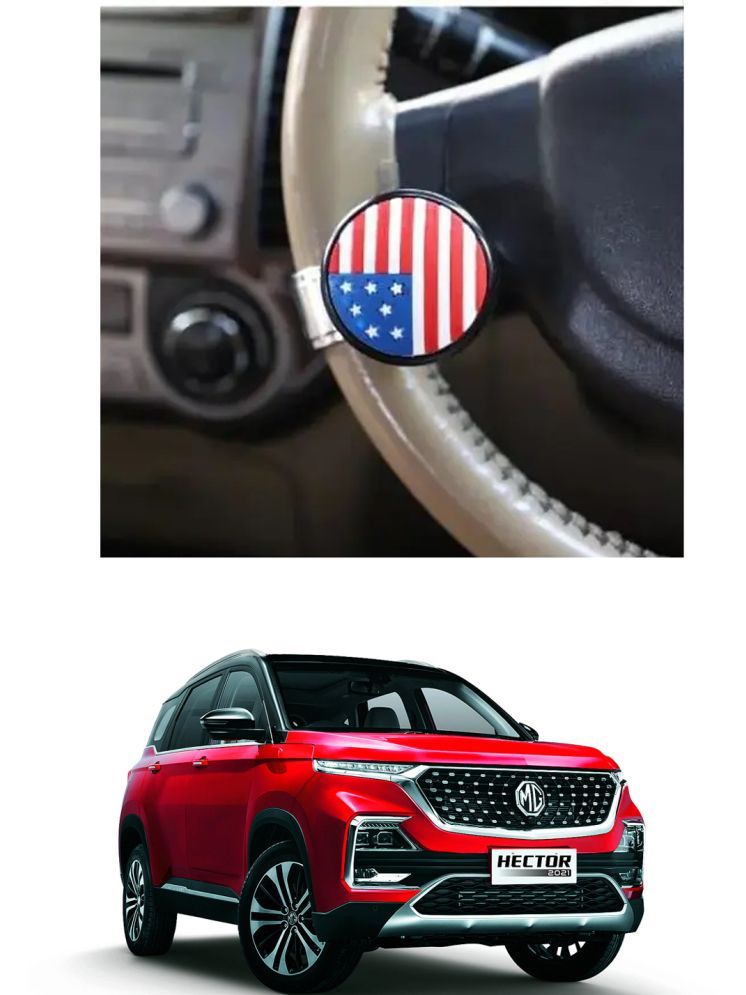     			Car USA Flag Knob (Pack Of 1) For MG Hector