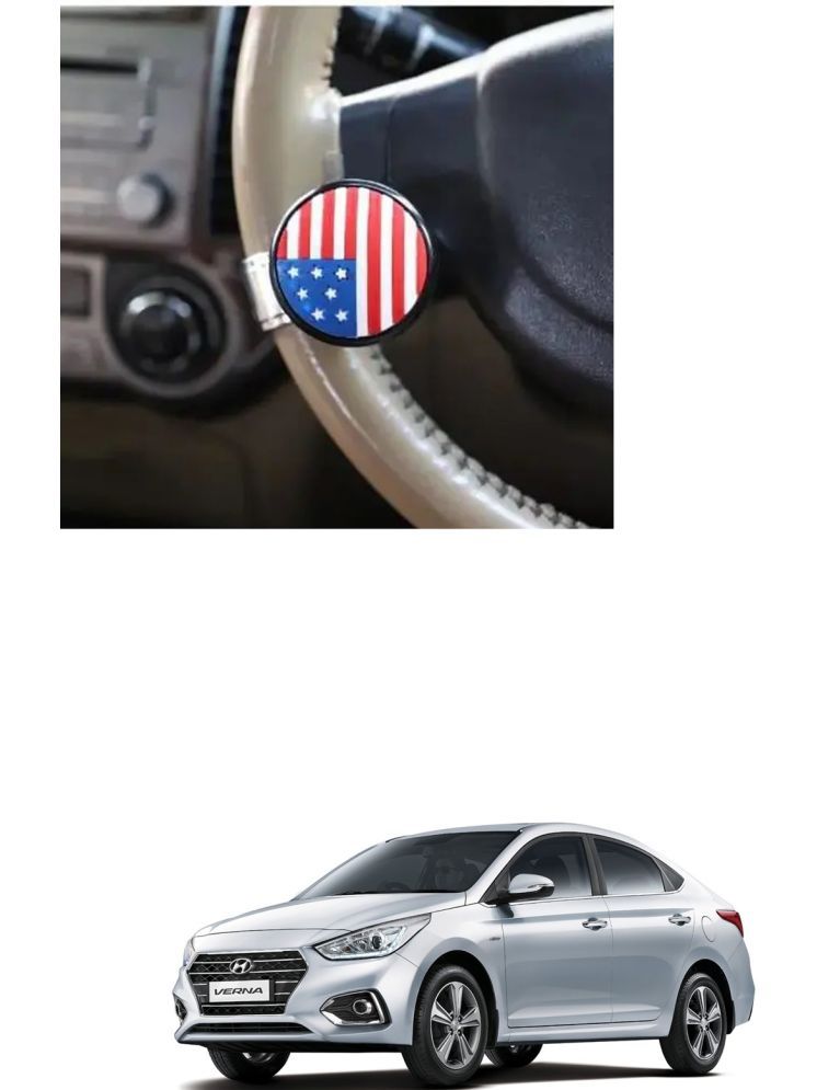     			Car USA Flag Knob (Pack Of 1) For Hyundai Verna