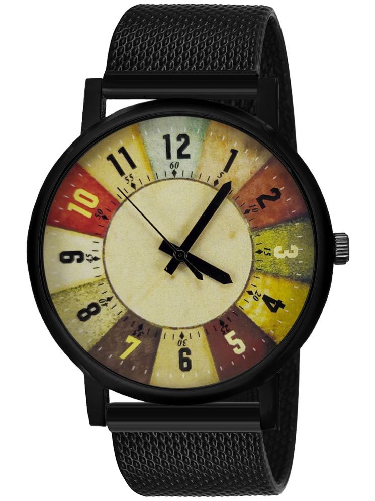     			DIGITRACK Black Silicon Analog Men's Watch