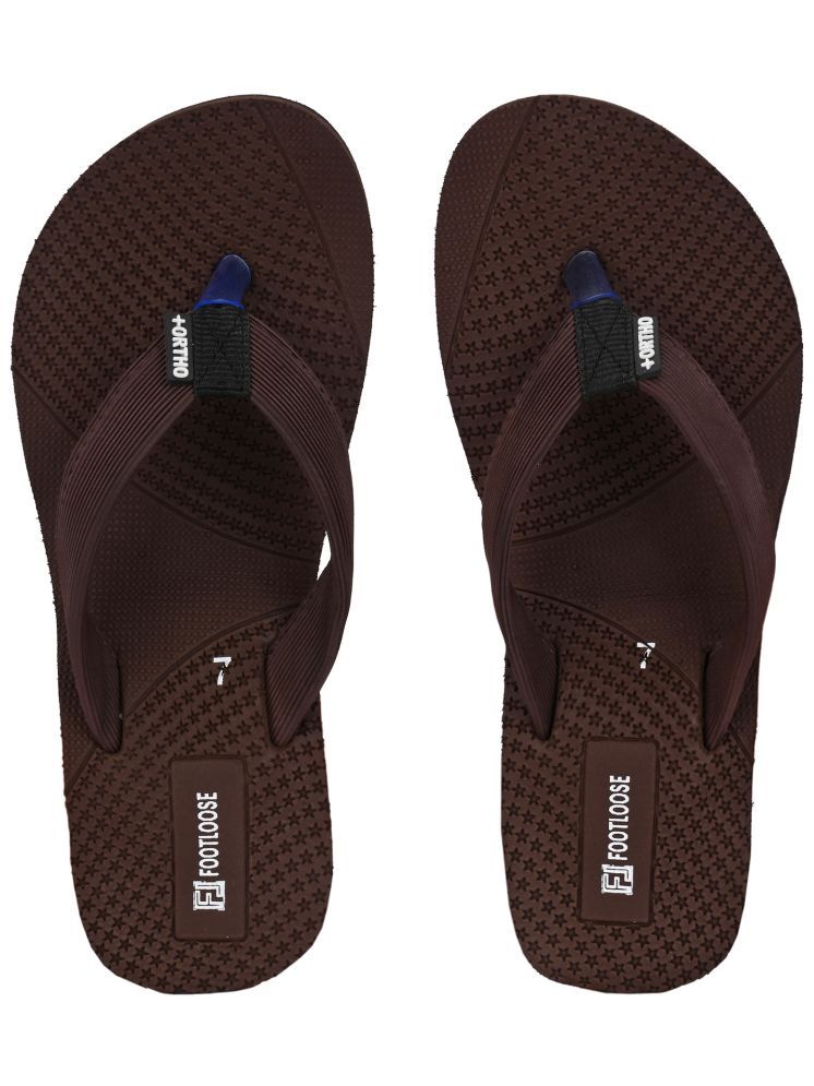     			Footloose Brown Women's Flip Flop