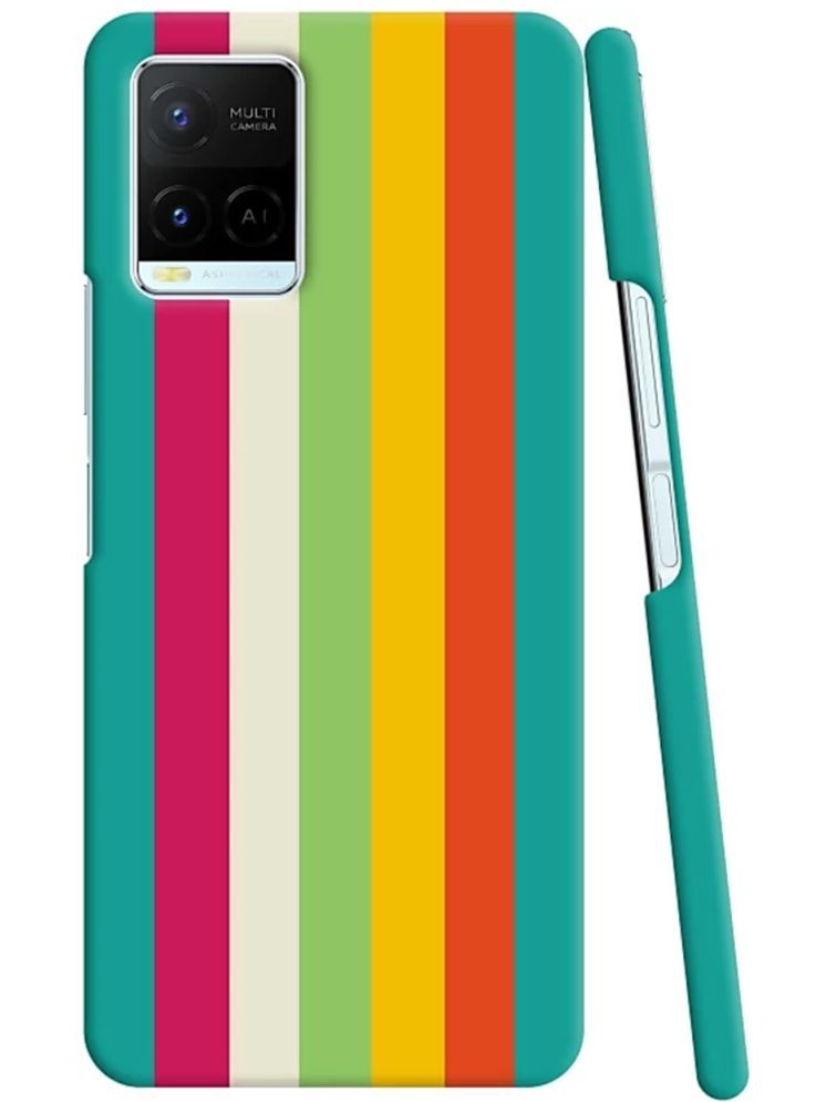     			T4U THINGS4U Multicolor Printed Back Cover Polycarbonate Compatible For Vivo T1x ( Pack of 1 )