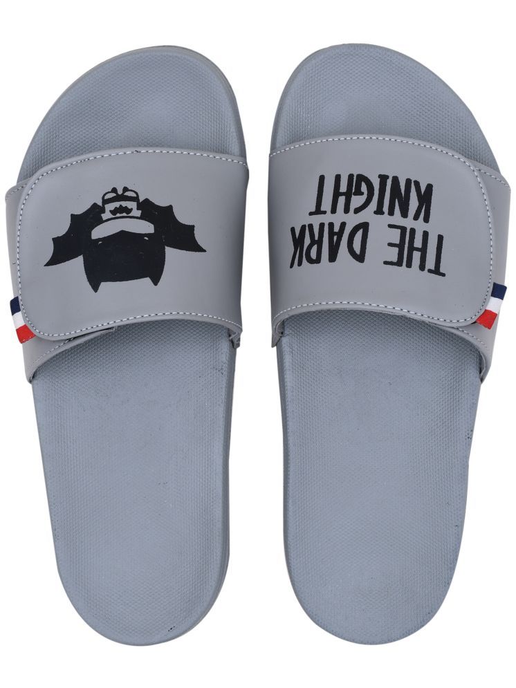     			CLOSHO Grey Men's Slide Flip Flop