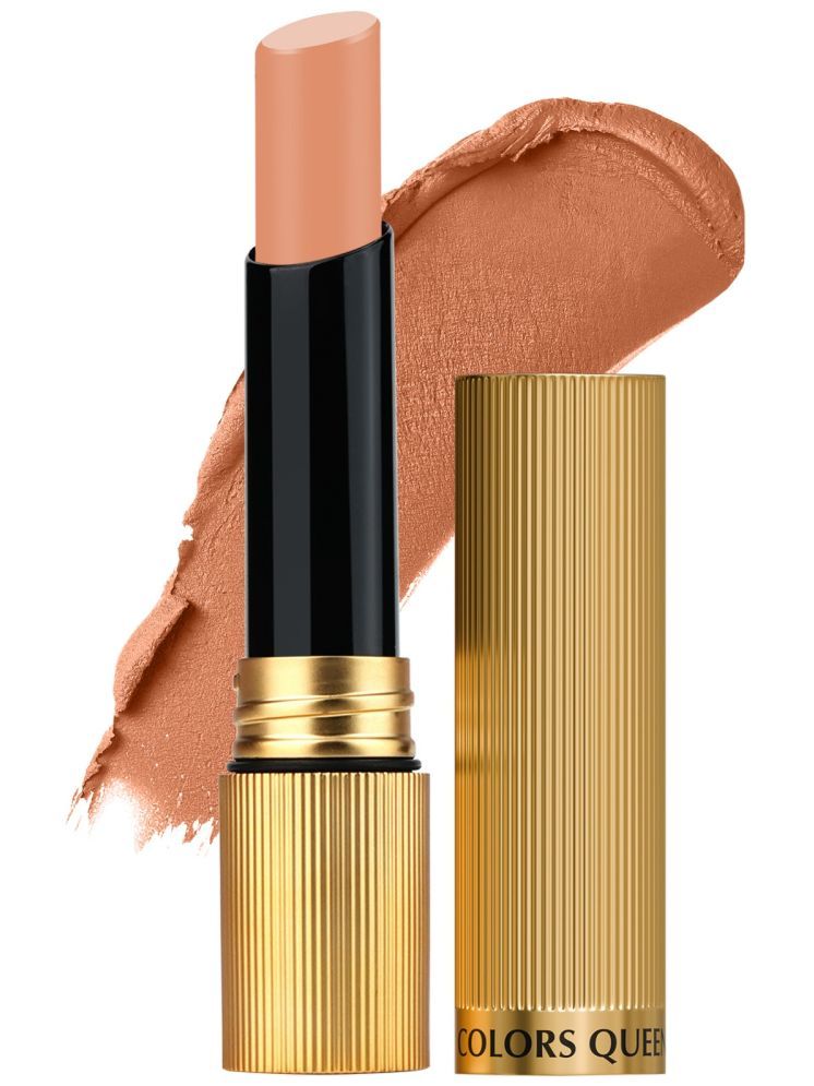     			Colors Queen Hold Up Full Day Non-Transfer Matte Lipstick 4g, Caramel Nude (Shade - 121)