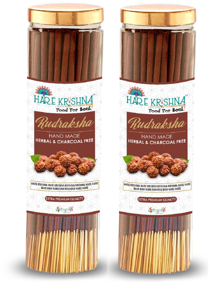     			Hare Krishna Food For Soul Incense Dhoop Sticks Aroma,Exotic 200 gm ( Pack of 2 )