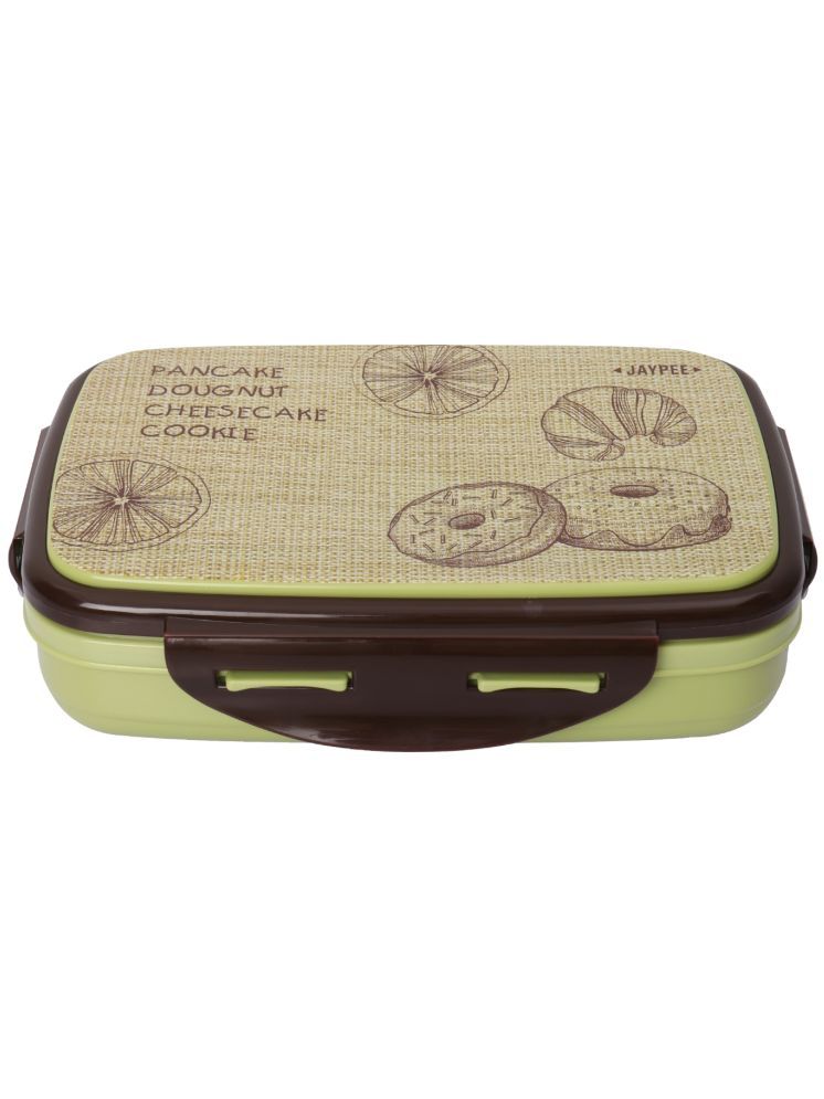     			Jaypee - Green Metal Lunch Box ( Pack of 2 )